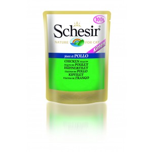 Schesir Plic Junior cu pui 85gr